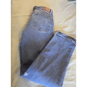 Volcom Brand Jeans Mens Blue Denim Straight Leg Skate Pants 30 Inch Inseam